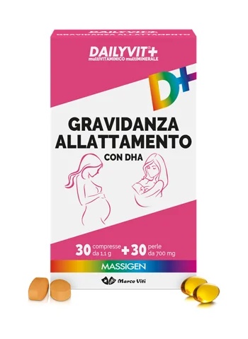MASSIGEN Massigen Dailyvit+ Grossesse et allaitement 60 comprimés Multivitamines Grossesse