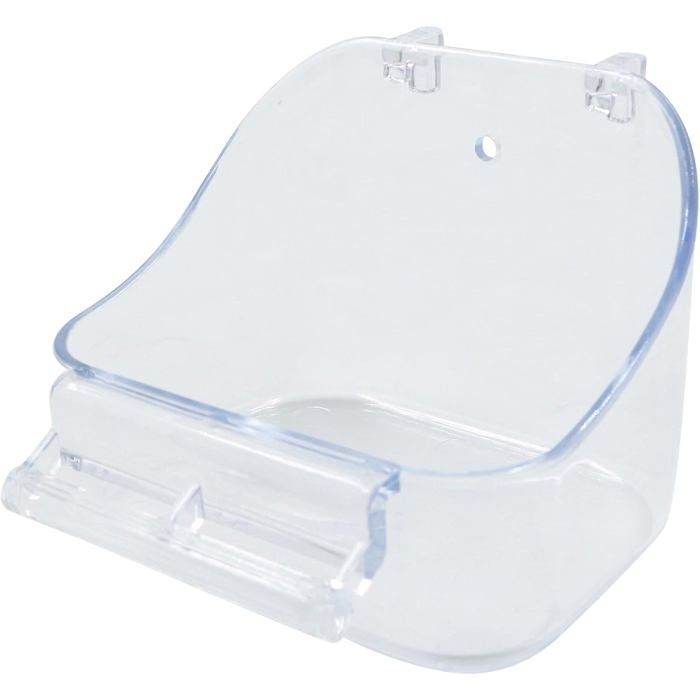 Baño para pájaros, ducha, bañera transparente, herramienta de limpieza para jaula, colgante, loro, periquito, myna, canario. Etiqueta
