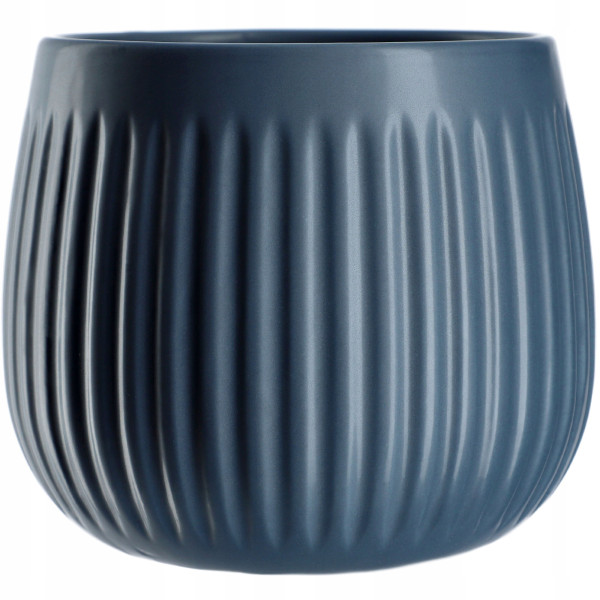Kadax Doniczka Ceramiczna 12cm Osłonka Granatowa