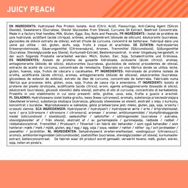 Optimum Nutrition Clear Protein Juicy Peach 280g | Egészség | Superdrug