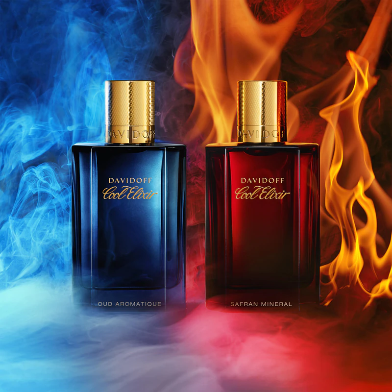 Davidoff Cool Elixir Safran Mineral, perfume intenso para homens.
