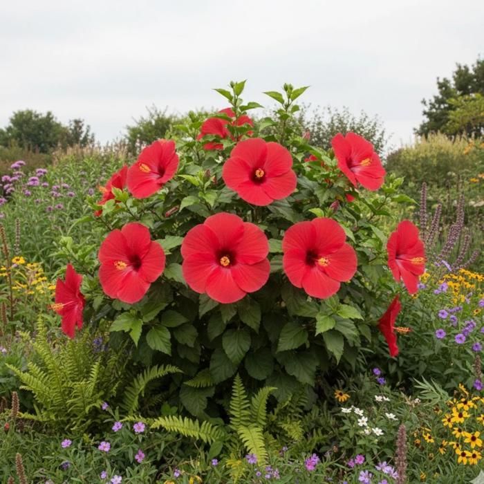 Moeras Hibiscus Luna™ Rood F1