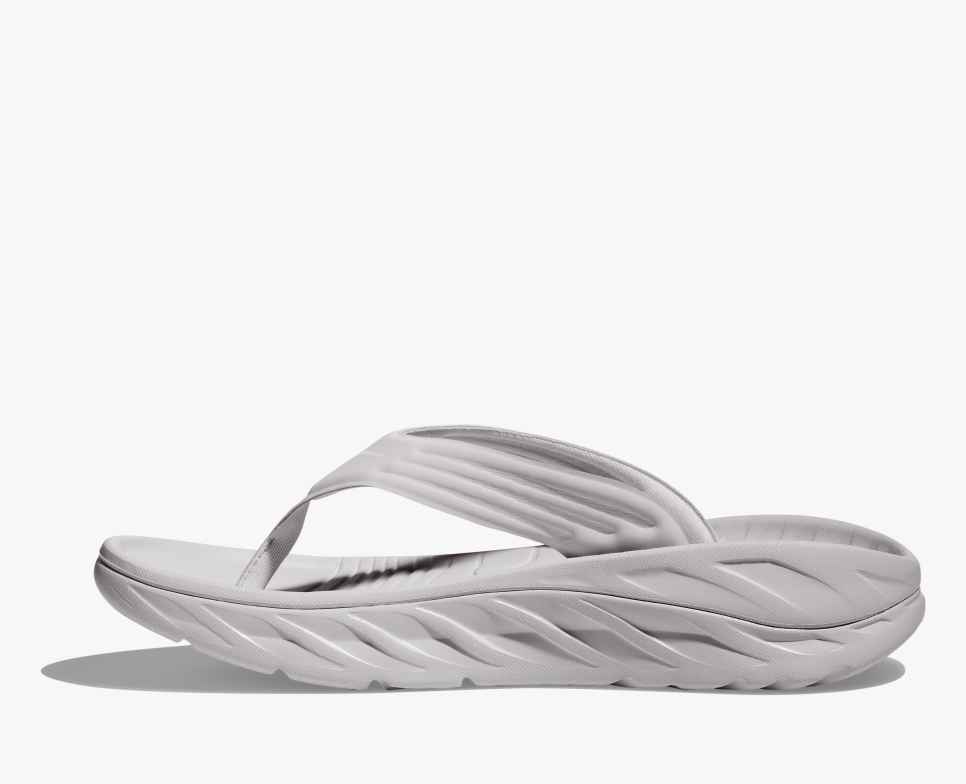 HOKA Ora Recovery Flip 2 Lunar Rock / Biały