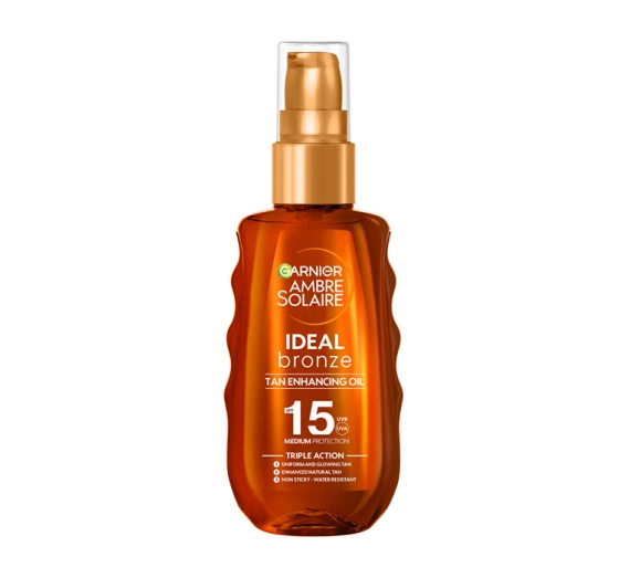 Garnier Ambre Solaire Ideal Bronze olejek przyspieszający opalanie SPF15 150 ml