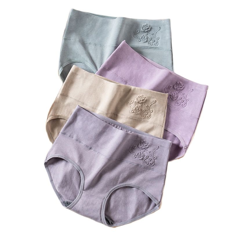 Slip a vita alta da donna in cotone, modellanti, intimo alla moda con stampa, slip senza cuciture, sexy e comodi, lingerie femminile