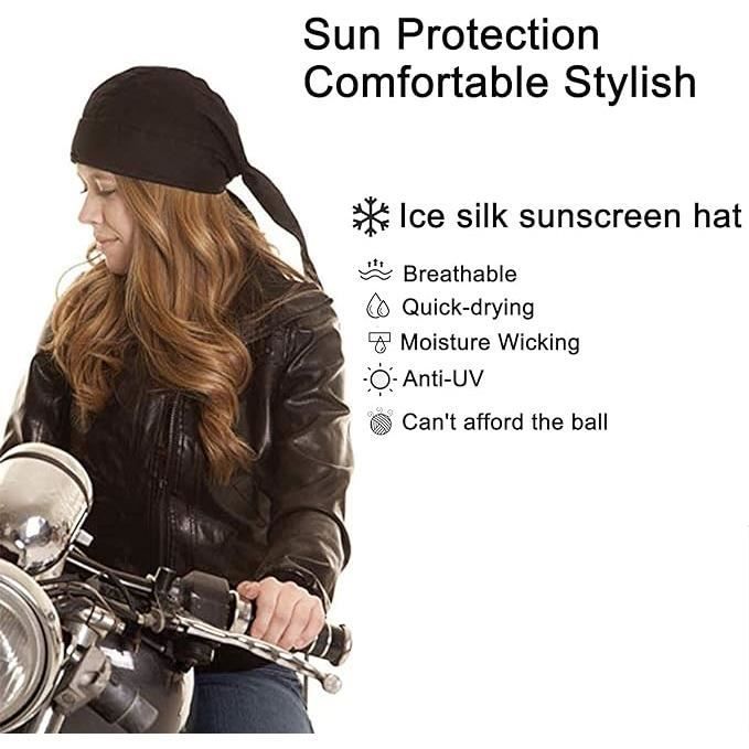Pañuelo para ciclismo, de secado rápido, transpirable, ajustable, con protección UV, bufanda transpirable
