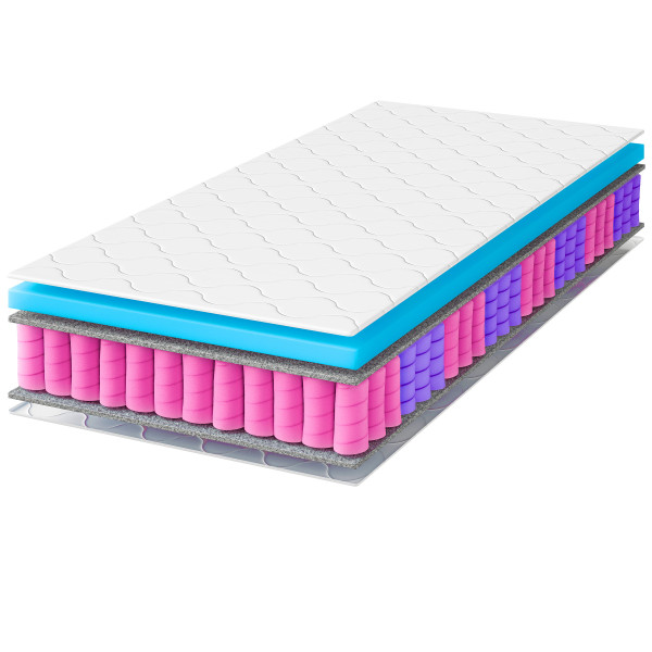 Materac sprężynowy 80x200 BORYS KIDS antyalergiczny dla dzieci, 14 cm, H3