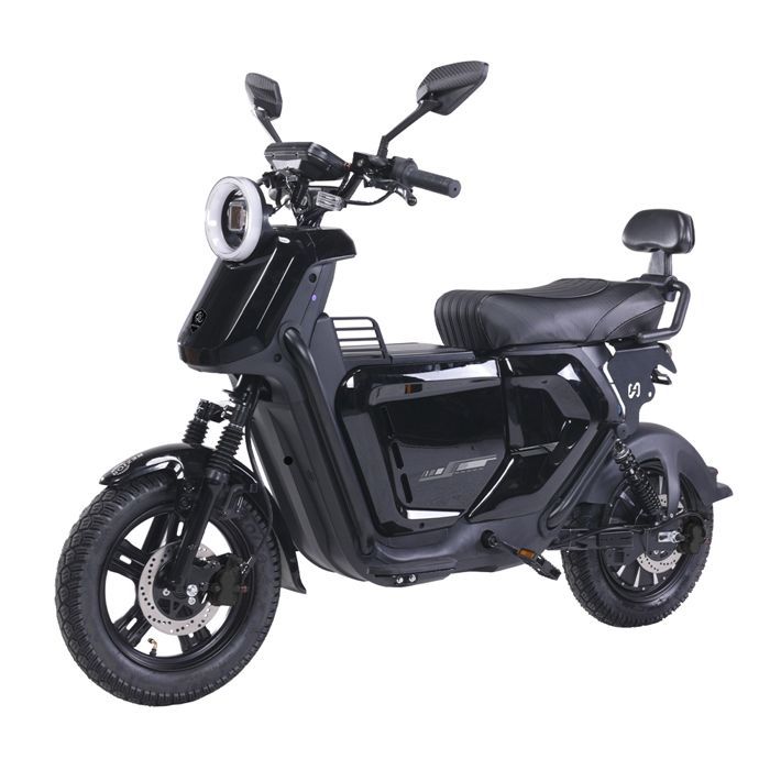BEZIOR XIAONIU A Electric Bike, Fat Tire, Moto Style, Default 25 km/h, Black