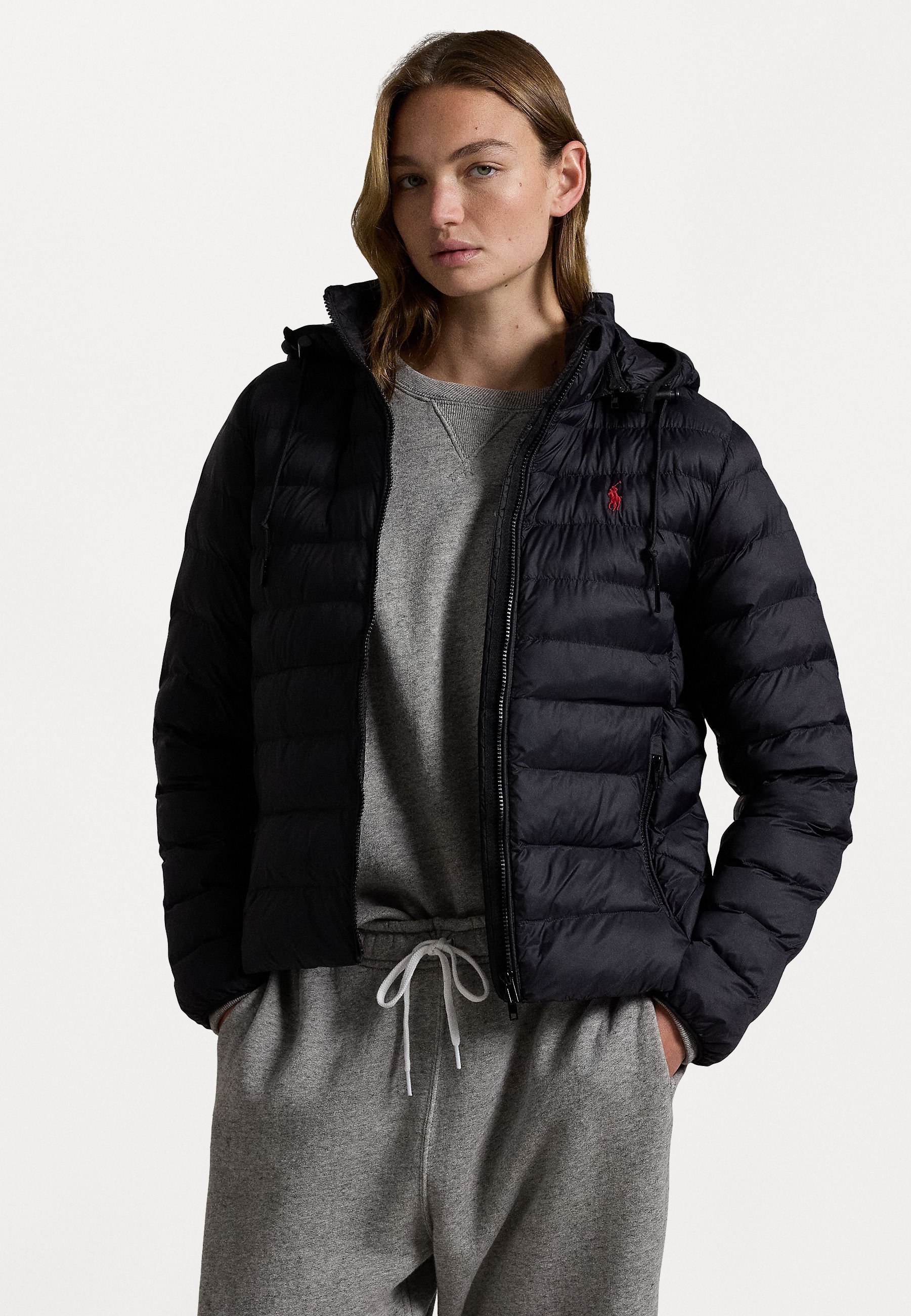 Polo Ralph Lauren WATER RESISTANT PACKABLE HOODED JACKET - Lichtgewicht jas - zwart