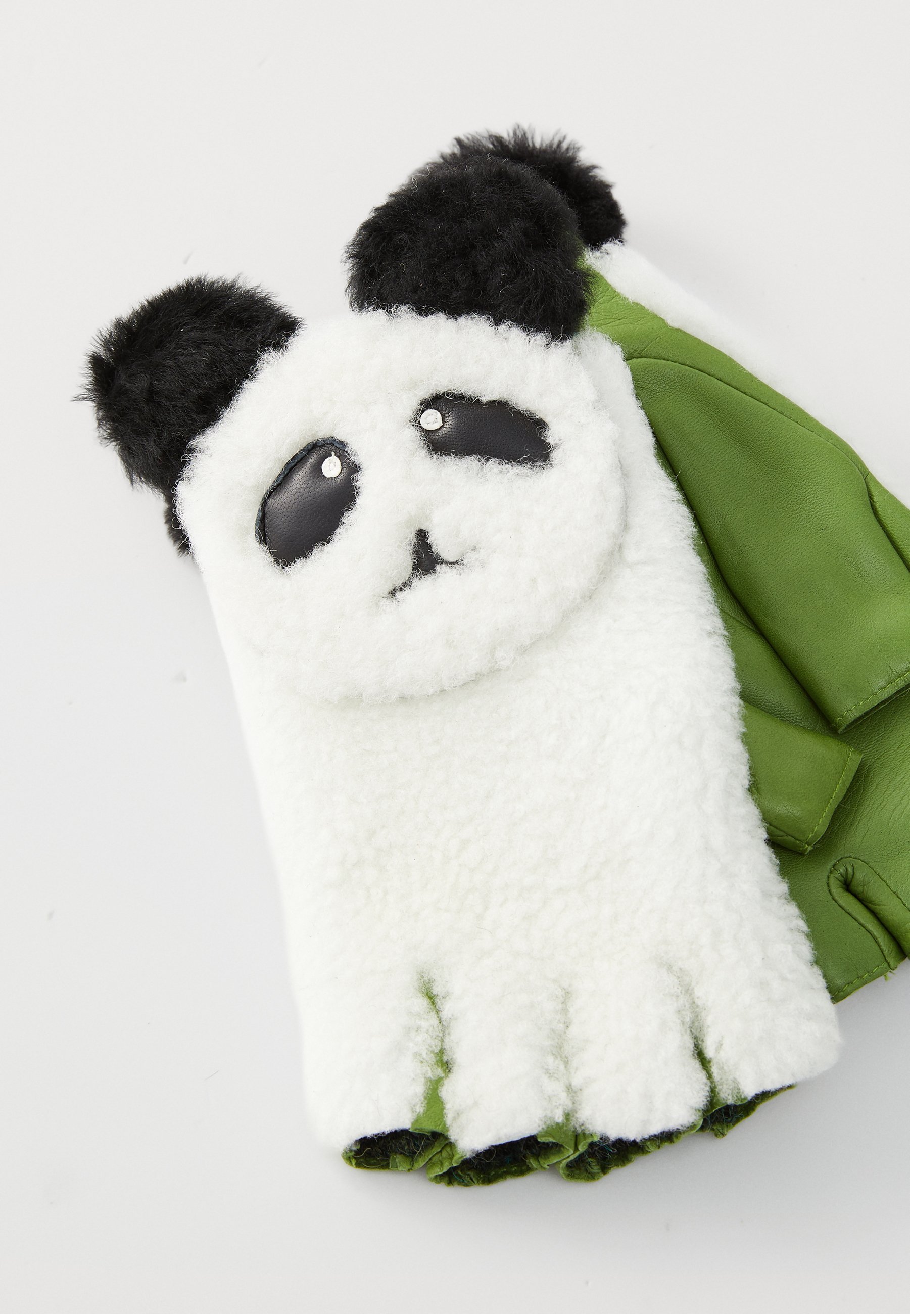 AGNELLE PANDA - Vingerloze handschoenen - mousse/ecru