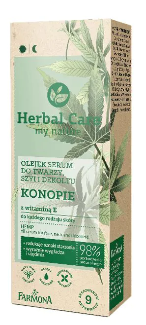 Herbal Care Olejek-serum do twarzy, szyi i dekoltu