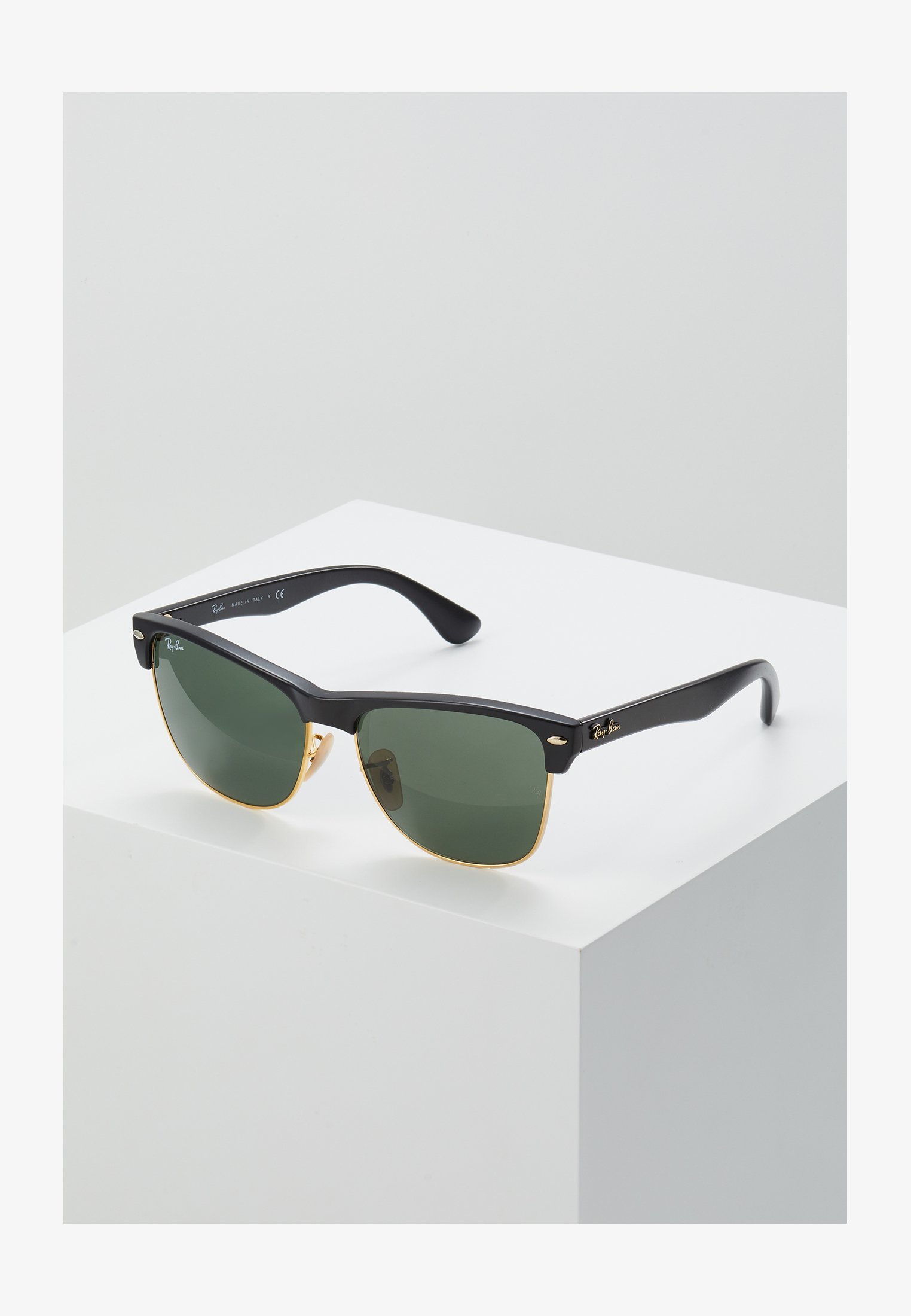 Ray-Ban CLUBMASTER - Zonnebril - demi glanzend zwart/arista