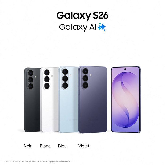 Samsung Galaxy S26 AI-smartphone 256 GB paars