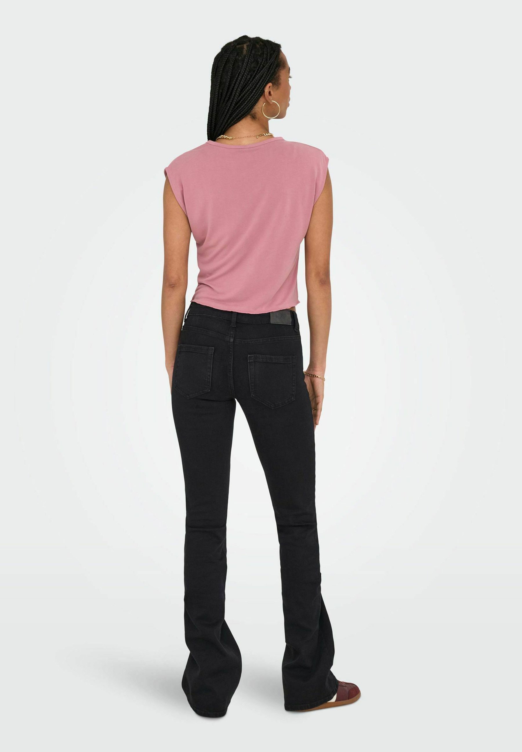 ONLY Flared Jeans - zwarte denim