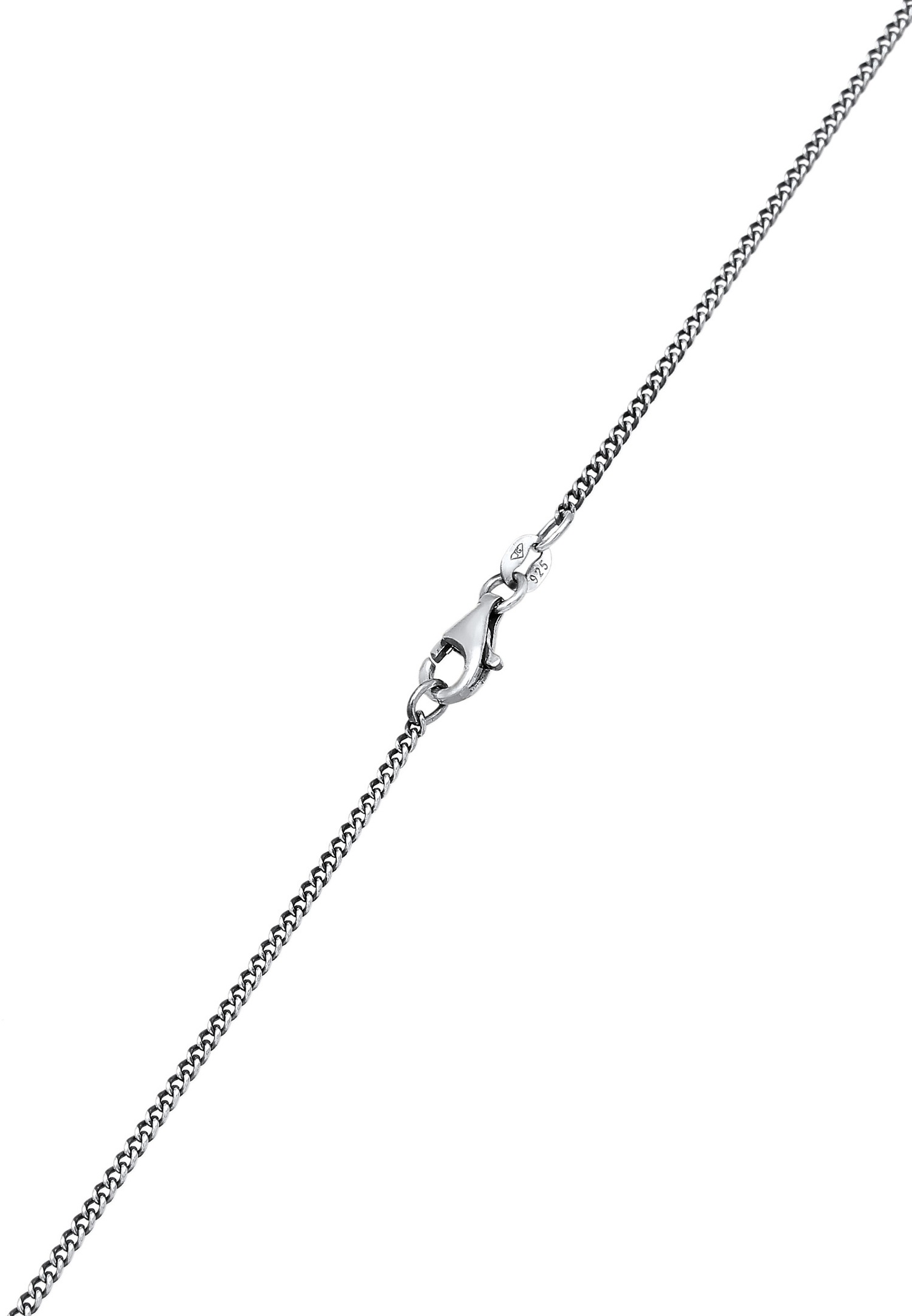 KUZZOI Hommes Pendentif Hexagonal Robuste avec Malachite Vert en Argent Sterling 925