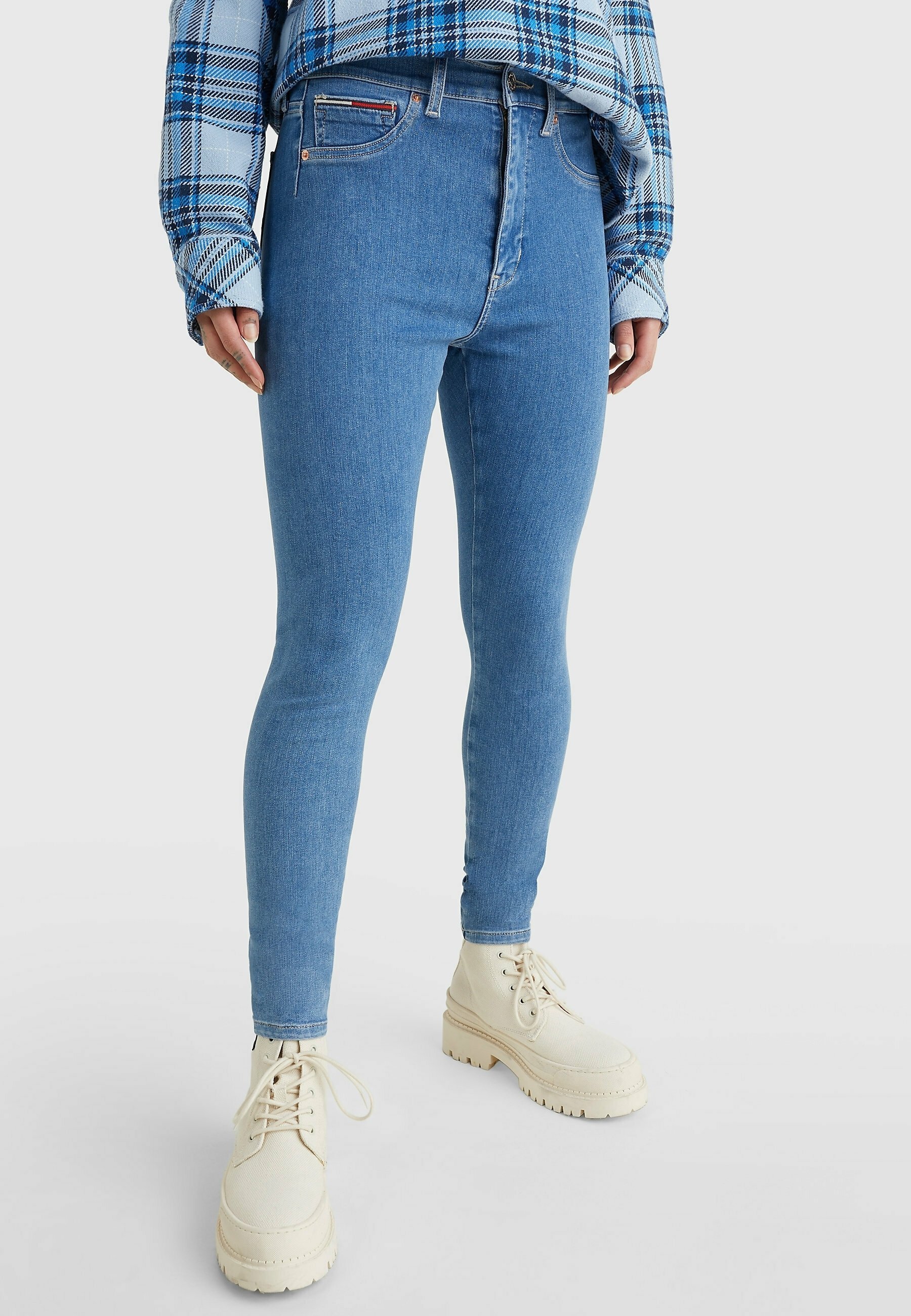 Jean Tommy Jeans coupe skinny - denim bleu