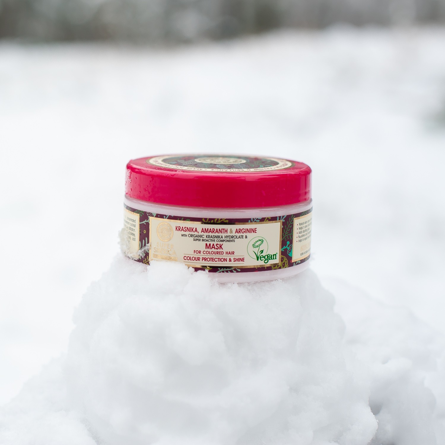 Natura Siberica Masque capillaire Kraniska et Amarante cheveux colorés