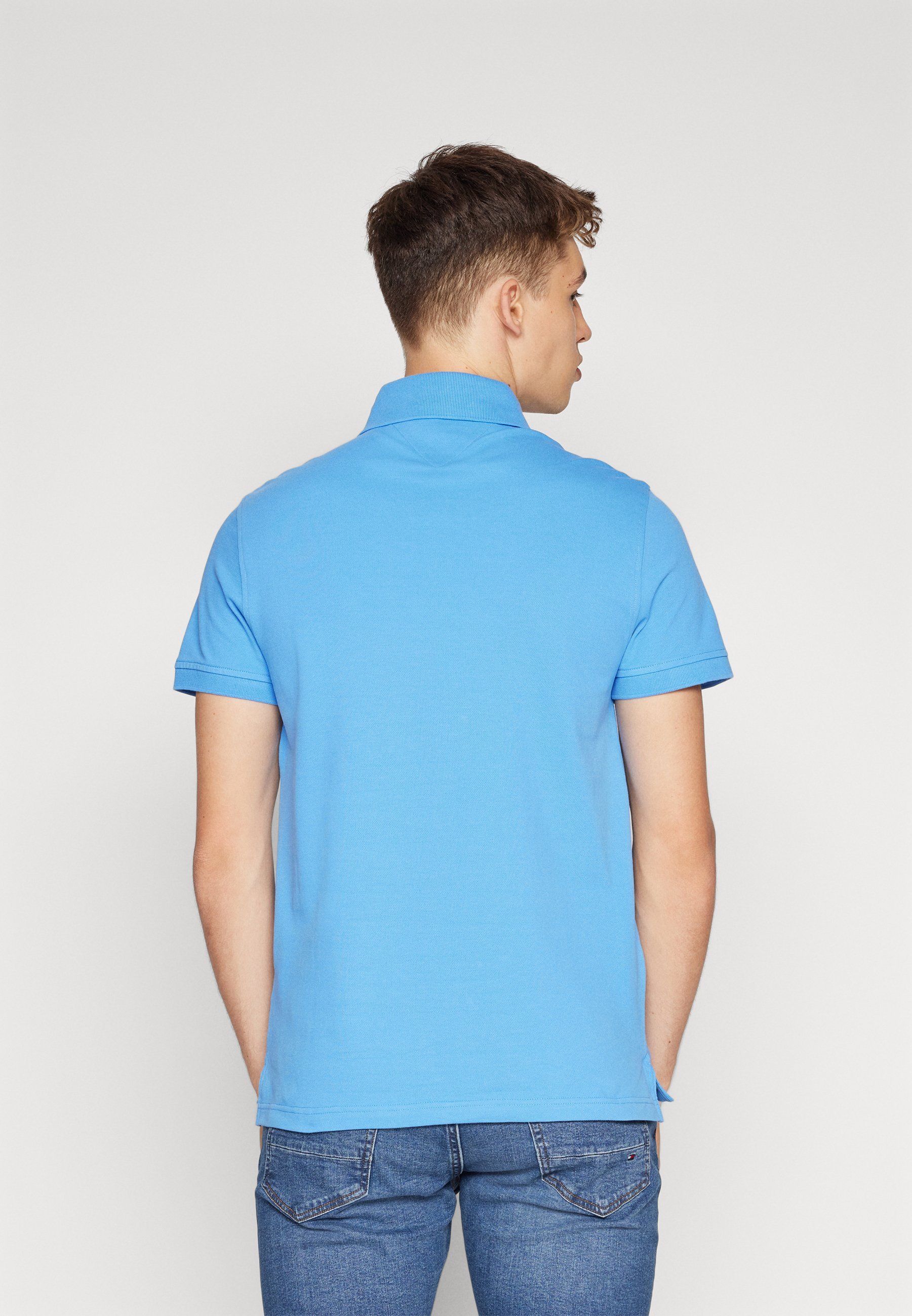 Polo Tommy Hilfiger SLIM - bleu