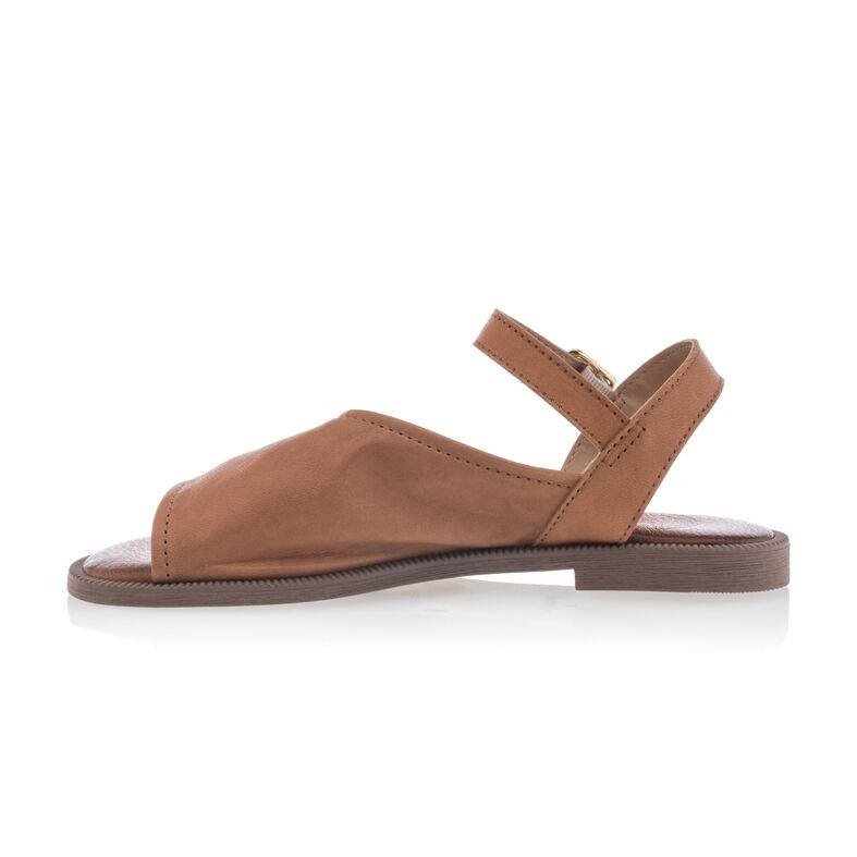 Braune Damensandalen / Zehenfreie Schuhe