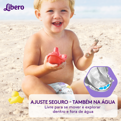 Spodnje perilo za na plažo Libero za enkratno uporabo, velikost S, 7-12 kg, 12 kosov, 12 kosov