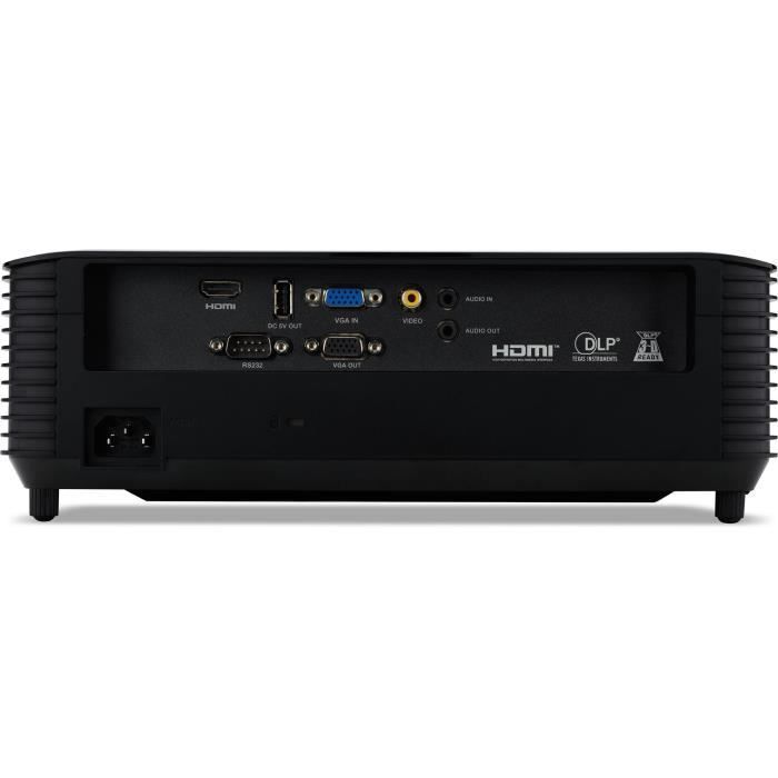 ACER X1328 Projector - DLP - WXGA (1280 x 800) - 5000 ANSI Lumens - 2 HDMI ports - 3W speaker - Black