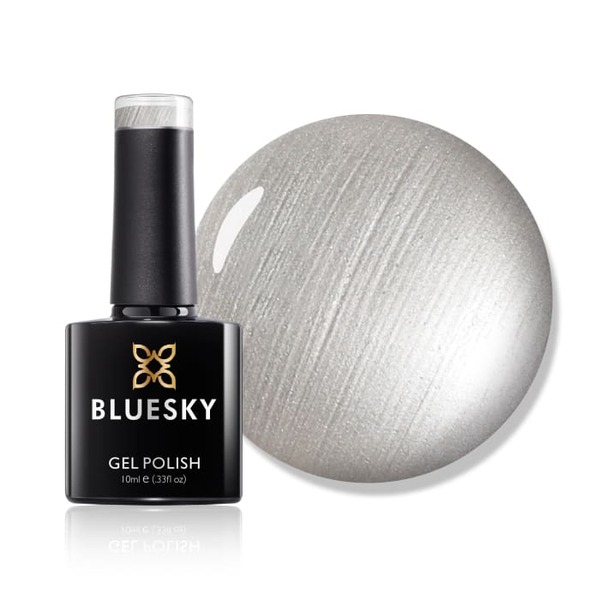 Gelový lak Bluesky - stříbrný chrom
