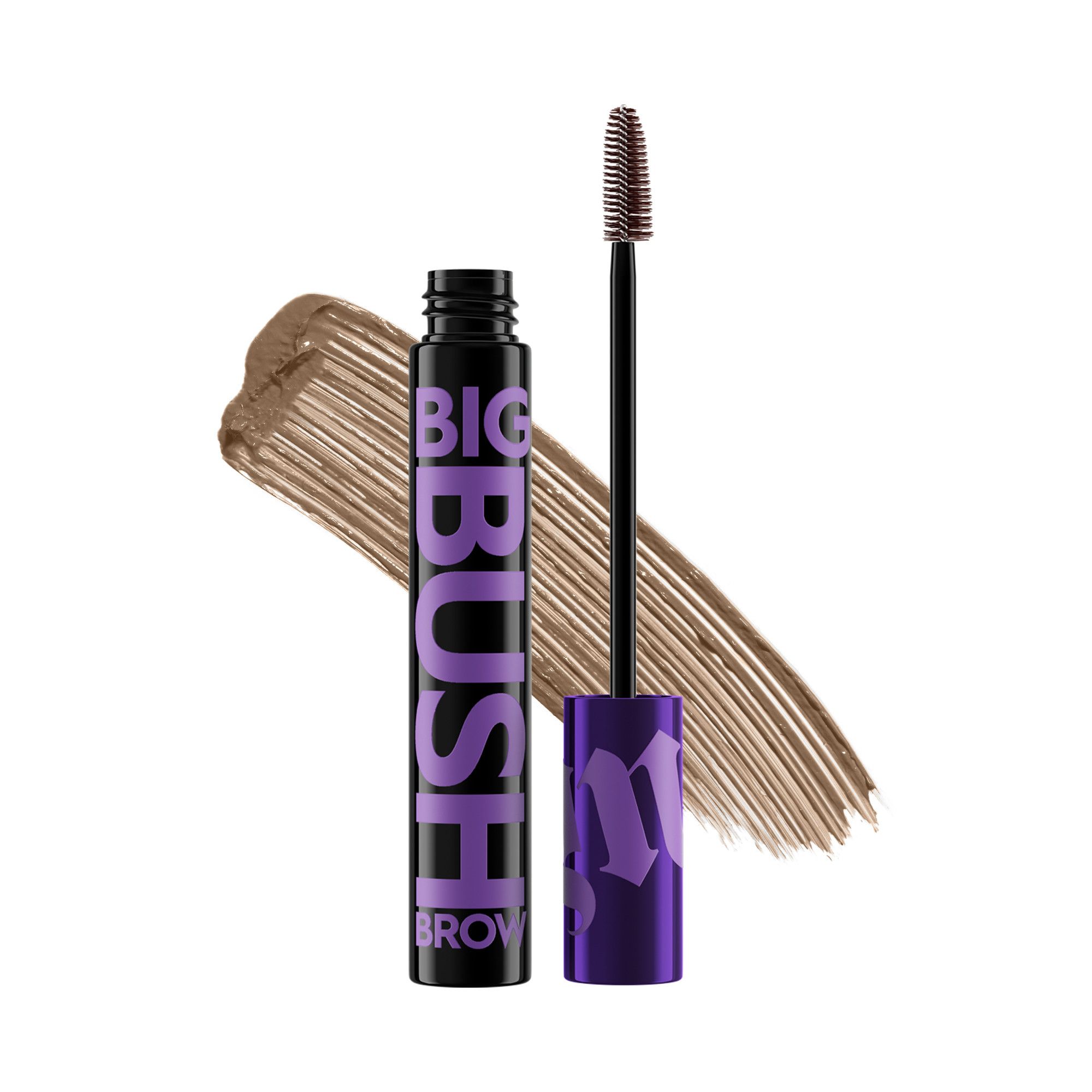 „Big Bush Brow“ antakių apimties suteikiantis gelis su spalva Prabangūs antakių produktai