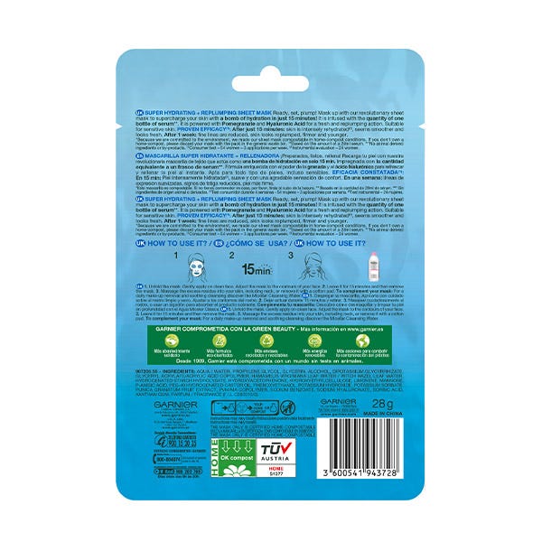 Hydra Boom kosteuttava kangasnaamio | 1UD