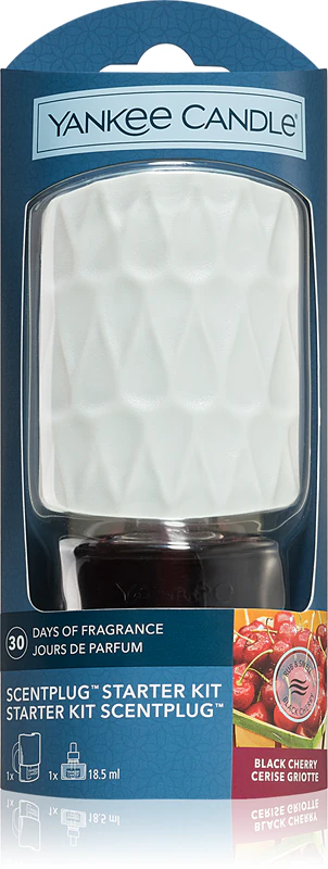 Difusor Elétrico Yankee Candle Black Cherry + Refil