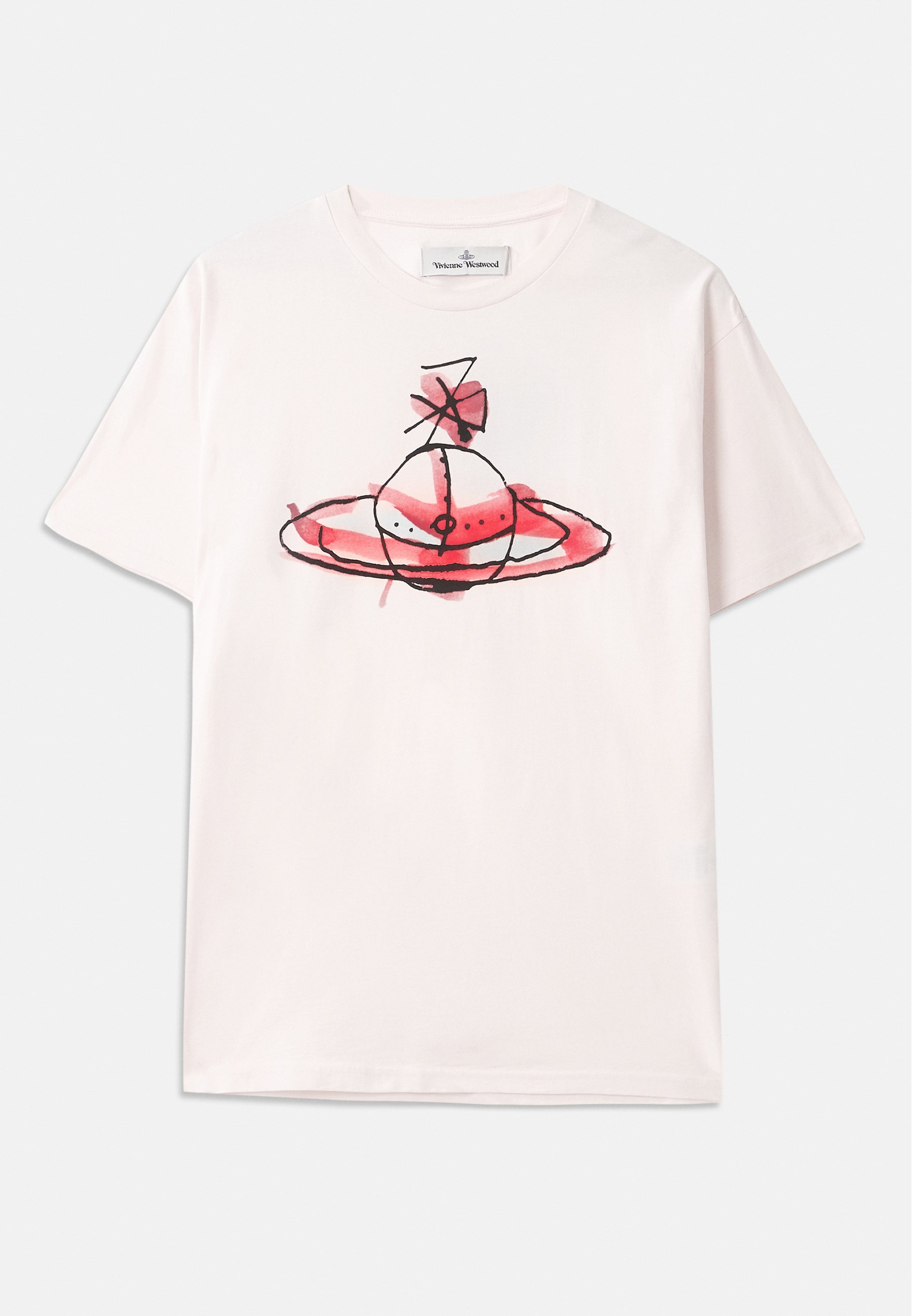 Vivienne Westwood DRAWN ORB CLASSIC UNISEX - T-shirt met print - blush