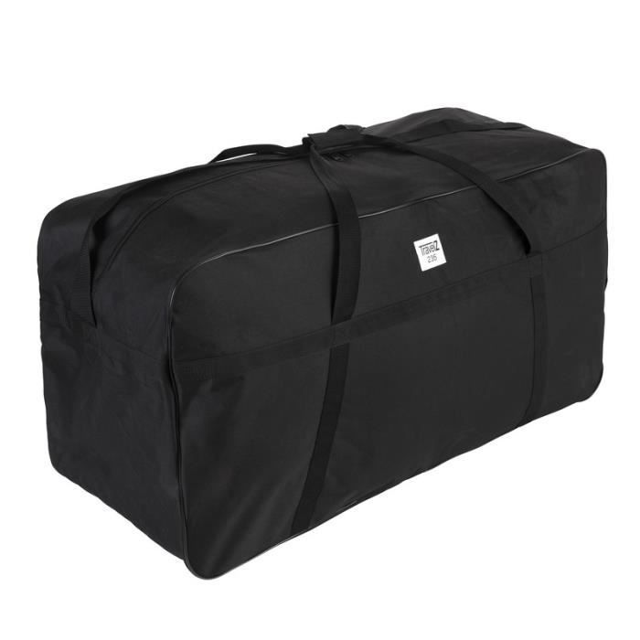 TravelZ reistas 235L - XXXL grote opvouwbare tas 102 cm - Polyester - Zwart