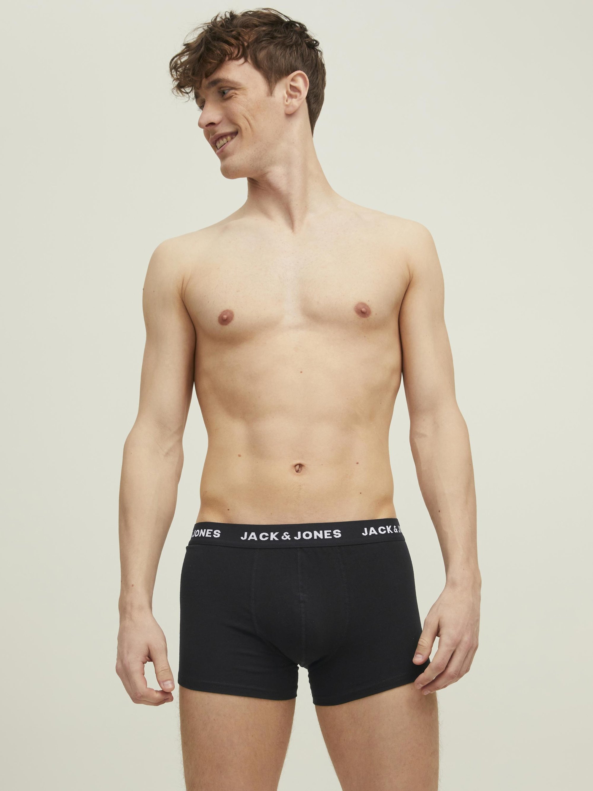 Jack & Jones, lot de 10 caleçons noirs