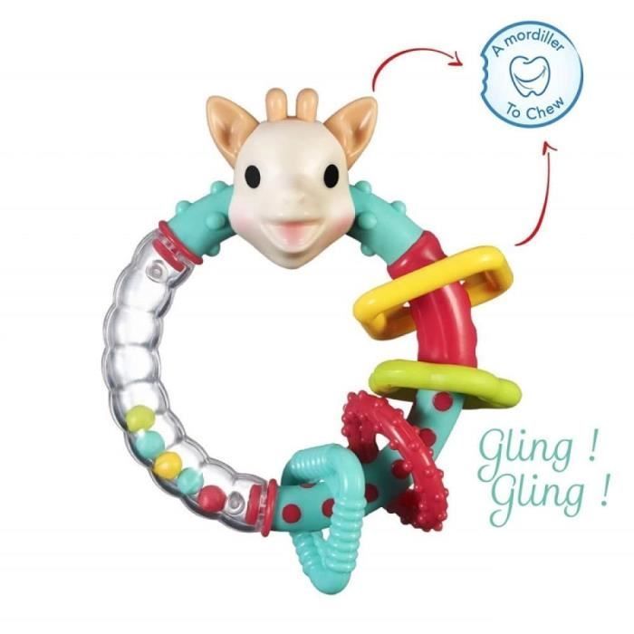 SOPHIE LA GIRAFE Hochet multi-texturé