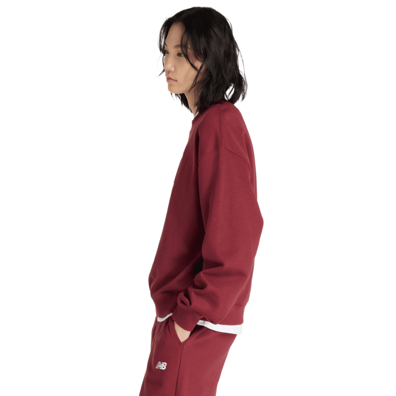 New Balance Sport Essentials French Terry-trøje med logo