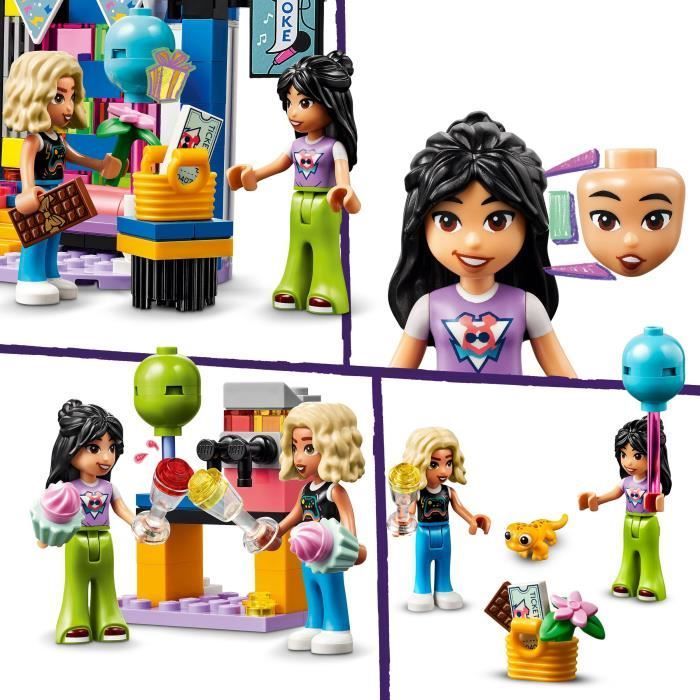 LEGO® 42610 Friends Karaoke Musical Toy con bambole e personaggi di Liann e Nova e un Gecko