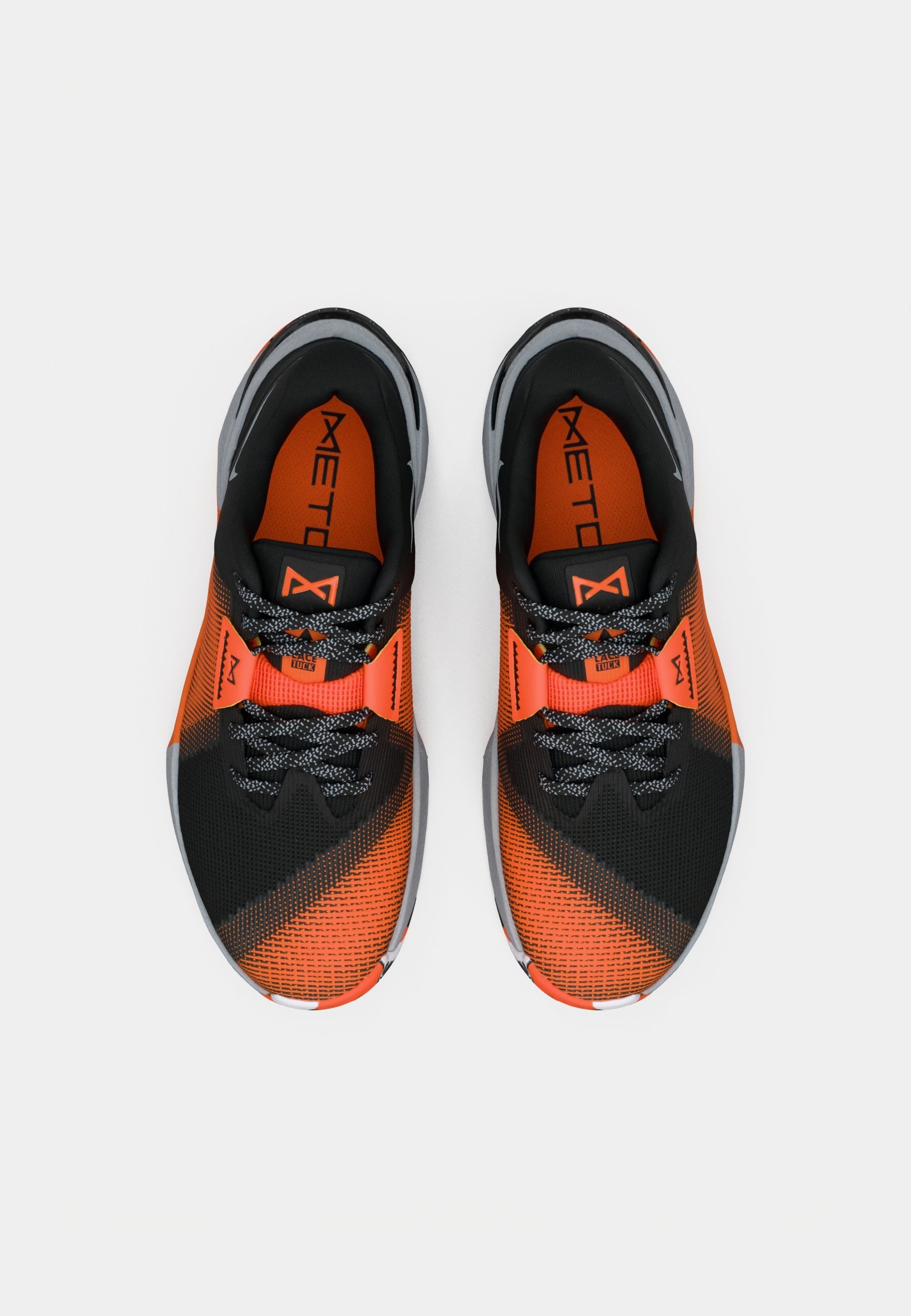 Nike Performance METCON 10 - Trainingsschoen - zwart/wolfgrijs/veiligheidsoranje
