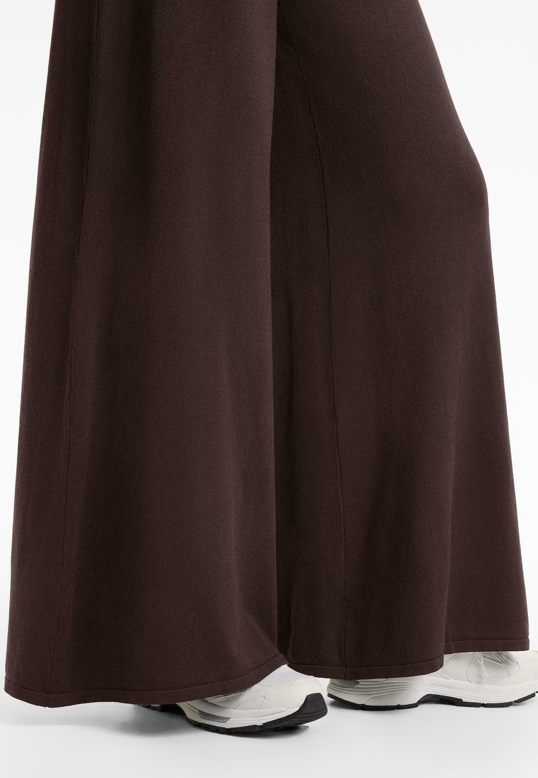OYSHO WIDE - Pantaloni - marroni
