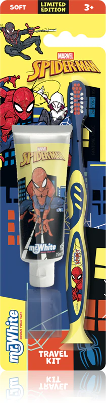 Marvel Spiderman Reise-Set, Kinderzahnpflege-Set