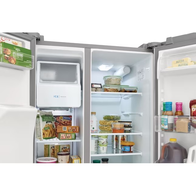 Frigidaire Side-by-Side koelkast van 740 liter met ijsmaker (vingerafdrukbestendig roestvrij staal) ENERGY STAR