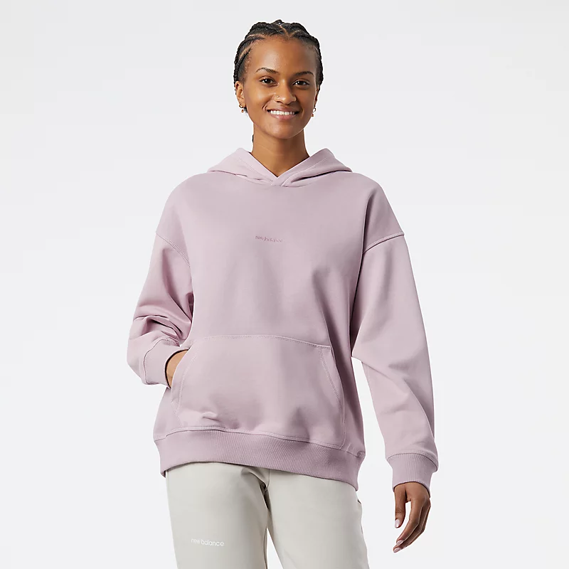 Bluza z kapturem Femme Athletics Nature State French Terry - VIOLET SHADOW