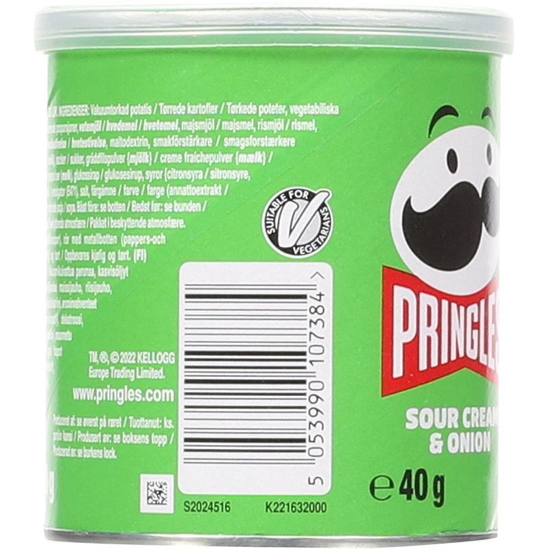 Pringles Pringles 40 g ranskankerma ja sipuli