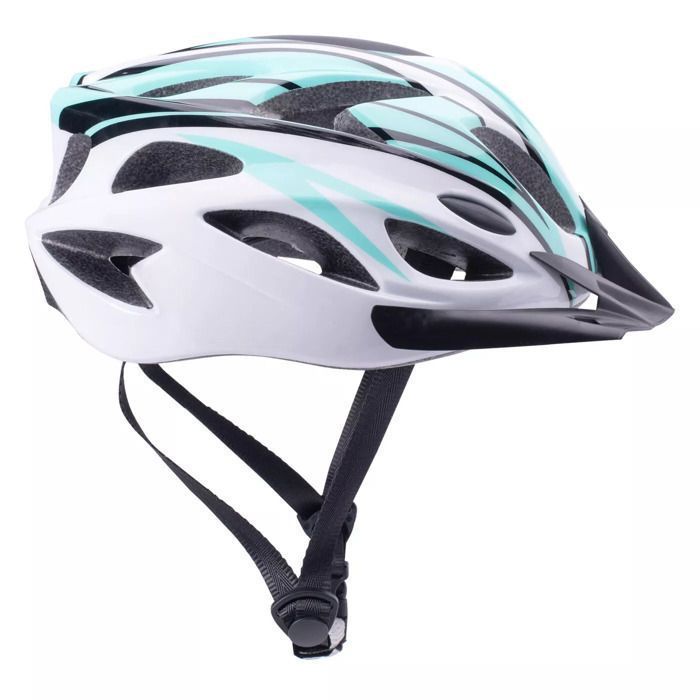 Helm - MARTES - Gubbe - Schwarz/Weiß/Türkis - Erwachsene - Freizeit-Radfahren