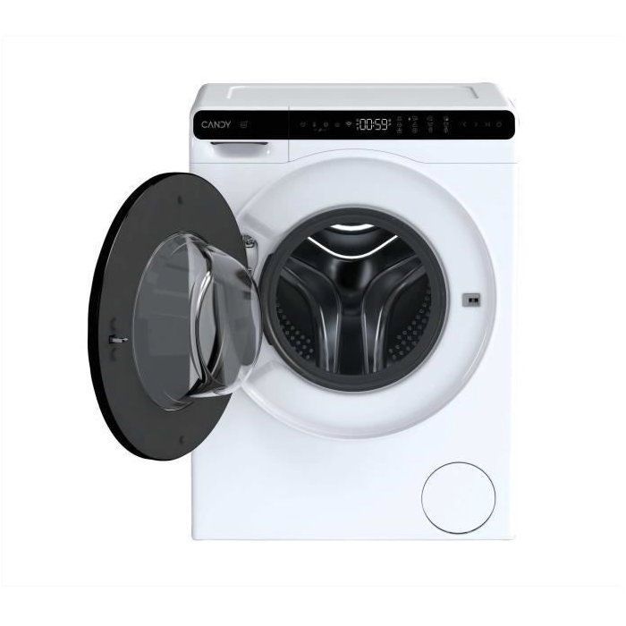 Lave-linge hublot CANDY CW50-BP12307U1-S - 5kg - 1200 tours/min - Classe A - Connecté - Blanc