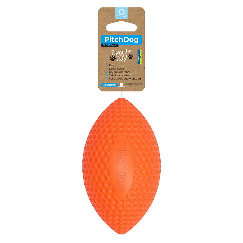 Hundleksak amerikansk fotboll ø 9 cm