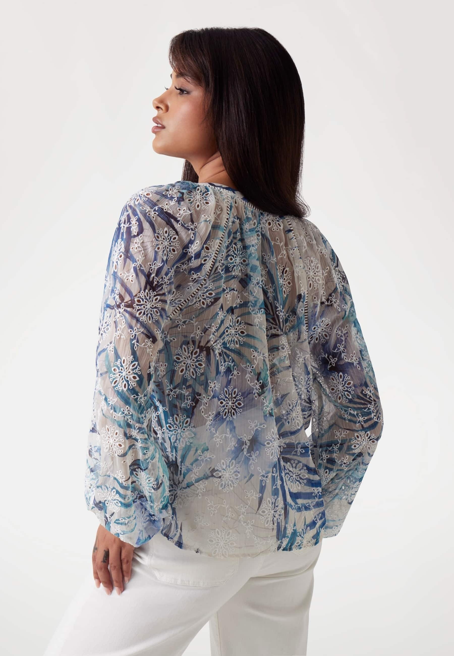 Guess FLIESSENDE - Blouse - blumenmuster