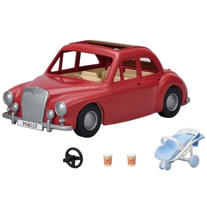 Rode cabriolet met 5 zitplaatsen - SYLVANIAN FAMILIES - voor poppen vanaf 3 jaar