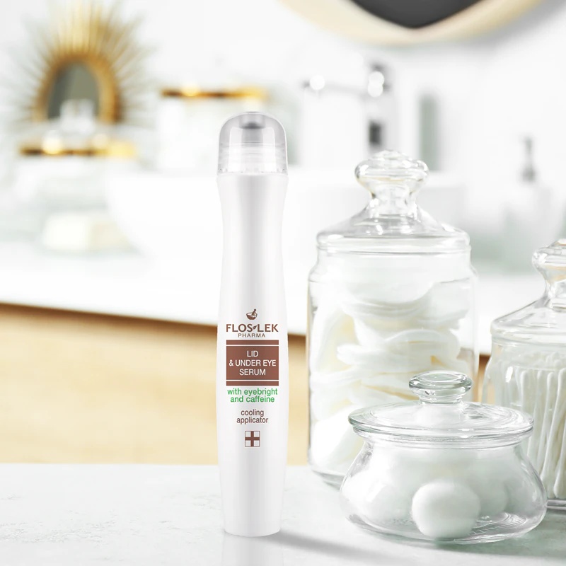 FlosLek Pharma серум за осветљавање очију против отока и тамних кругова
