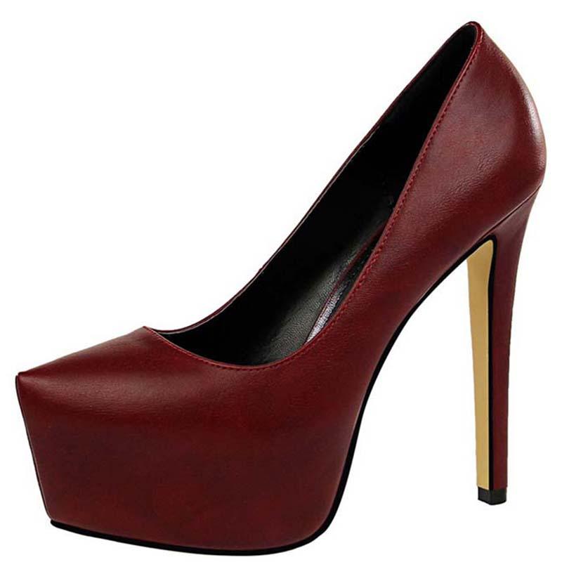 Women Pump Sexy Dress Wedding Woman Pumps Beautiful Shoes New Ladies Thick Bottom Female Fashion Shoe High Heel Women's Shoes