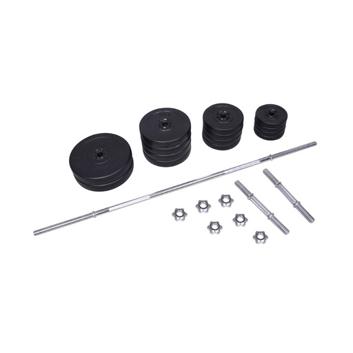 Homcom 2-in-1 Hantel- und Langhantelset