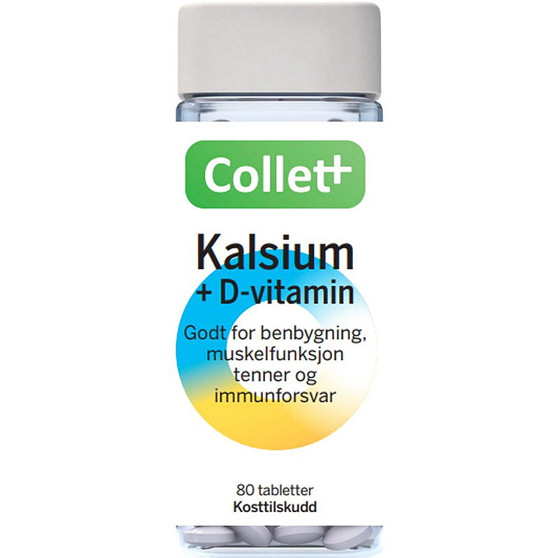 Collett Collett calcio vitamina D 80 unidades